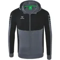 Produktbild: Erima Trainingsjacke Six Wings Trainingsjacke Mit Kapuze grau|schwarz 3XL