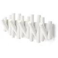 Produktbild: Umbra Kleiderhaken Picket Rail Hook, 1011471-660, weiß, Holz, Hakenleiste mit 5 Haken, klappbar