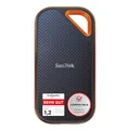 Produktbild: SanDisk Extreme PRO Portable SSD 1 TB (externe SSD, NVMe-SSD-Performance, 2,5 Zoll, 2.000 MB/s Lesen und Schreiben, AES-Verschlüsselung, IP65-Wasser- und -Staubschutz) grau
