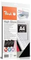 Produktbild: Peach PB100-17 A4 Bindecover-Rückseite, schwarz - Packung mit 25 Stück, 25 Stk