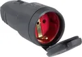 Produktbild: AS Schwabe 60415 Schutzkontaktkupplung Gummi 230 V Schwarz IP44
