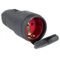 Produktbild: as - Schwabe AS Schwabe 60415 Schutzkontaktkupplung Gummi 230 V Schwarz IP44 Steckernetzteil