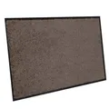 Produktbild: ANRO Schmutzfangmatte Fußmatte rutschfest Türmatte Braun Fußabtreter wetterfest Queen Sauberlaufmatte mit Gummirand für Innen & Außen 40x60cm