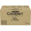 Produktbild: Gourmet Perle Erlesene Streifen in Gelee, Katzenfutter nass, Sorten-Mix, 96er Pack (12 x 8 Beutel à 85g)