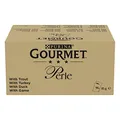 Produktbild: Gourmet Perle Erlesene Streifen in Gelee, Katzenfutter nass, Sorten-Mix, 96er Pack (12 x 8 Beutel à 85g)