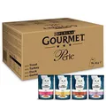 Produktbild: PURINA GOURMET Perle 96 Portionsbeutel Katzenfutter Nass Sorten-Mix 12 x 8 à 85g
