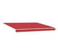 Produktbild: vidaXL Markise Einziehbare Markise Rot 400 × 300 cm Stoff (1-St)