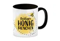 Produktbild: speecheese Tasse Fleißiges Honigbienchen Kaffeebecher Schwarz Die fleißige Biene den