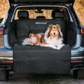 Produktbild: Rudelkönig Kofferraumschutz Hund Auto Schutzdecke Gesteppt Wasserdicht in Schwarz