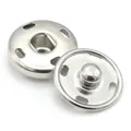 Produktbild: Druckknöpfe Metall Nickel-Messing zum Annähen 50 Sets 10 mm