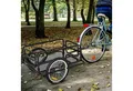 Produktbild: HOMCOM Fahrradlastenanhänger Transportanhänger, Schwarz 139 x 71,5 x 49 cm