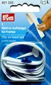 Produktbild: Nähfrei - Aufhänger Frottee weiß PRYM 401205 Handtuch Clips 5 Stück Schlaufe