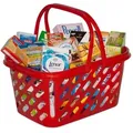 Produktbild: Tanner der kleine Kaufmann Trendkorb, rot, aus Kunststoff, für Kaufmannsladen