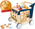 Produktbild: Lauflernwagen Wal Holz | 5 bespielbare Seiten