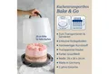 Produktbild: Dr. Oetker Küchenhelfer Kuchentransportbox extra hoch, rund, Platz für 20 cm hohe Kuchen und Torten