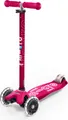 Produktbild: Micro Kinder Scooter Maxi Deluxe LED , Pink