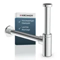 Produktbild: Design Siphon, Abfluss, Ablaufgarnitur für Waschbecken und Waschtisch, Geruch...