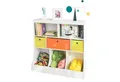 Produktbild: SoBuy Bücherregal KMB26/KMB27, Kinderregal mit 5 Ablagefächern und 3 Stoffboxen Spielzeugregal