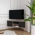 Produktbild: Decorotika Lesson Tv Möbel Baumwollbeige & Schwarz