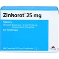 Produktbild: Zinkorot 25 mg Tabletten 100 St