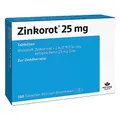 Produktbild: ZINKOROT 25 mg Tabletten 100 St