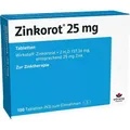 Produktbild: ZINKOROT 25 mg Tabletten 100 St. PZN 18082903