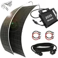 Produktbild: MYVOLTAICS Balkonkraftwerk MyUltraleicht 620 Watt, mit 2 Modulen je nur 5kg, Hoymiles Wechselrichter WLAN 800 Watt, Steckerfertig - einstecken. fer...
