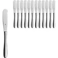 Produktbild: WMF Buttermesser Professional Sara, Edelstahlgriff, Edelstahlklinge 8,5 cm, 12 Stück