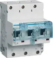Produktbild: Hager SLS-Schalter HTN350E | 3-polig | E-Charakteristik | 50A | für Hutschiene | 230/400V | 25kA | DIN VDE 0641-21