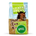 Produktbild: Eggersmann Mein Pferdefutter 1 kg Pferde-Leckerlis | Lecker Bricks für Pferde & Ponys | Natürlicher Apfel-Geschmack | Perfekt als Belohnung & für zwischendurch | Höchste Qualität | Pferde-Zubehör