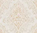 Produktbild: living walls Vliestapete Tapete mit Ornamenten barock, strukturiert, floral, gemustert, glänzend, matt, metallic, ornamental, (1 St), Tapete Klassik Metallic Tapeten Wohnzimmer Schlafzimmer Küche modern