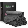 Produktbild: Mikrofaser Abschminktücher Waschbar 6 Stück Make-Up Entferner Tuch Wiederverw...