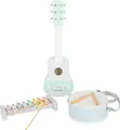 Produktbild: Musik-Set Pastell, Xylophon, Gitarre, Trommel, 3 Instrumente im Set,  für Kinder