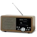 Produktbild: Dynavox DBT600 Digitalradio (DAB) (FM-Tuner, Digitalradio (DAB), 5,00 W, tragbares, digitales UKW-Radio, Wecker, BT, ideal als Küchenradio) braun