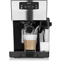 Produktbild: BEEM ESPRESSO-CLASSICO II Espresso-Siebträgermaschine 15 bar Milchtank einstellbarer Milchschaum Thermoblock-System Tassenwärmer Tamper-Kombilöffel - Schwarz/Silber