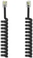 Produktbild: Hama Telefon (analog) Anschlusskabel [1x RJ10-Stecker 4p4c - 1x RJ10-Stecker 4p4c] 1.5m Schwarz