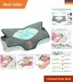 Produktbild: Memory Foam Kopfkissen zur Linderung von Nacken- und Schulterschmerzen - 64x38cm