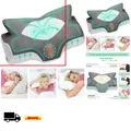 Produktbild: Elviros Memory Foam Nackenstützkissen 64x12,5 10,5x