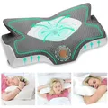Produktbild: Memory Foam Schlafkissen, Ergonomisches Nackenstützkissen, 64 x 12,5/10,5 x 38cm
