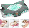 Produktbild: Ergonomisches Schlafkissen Memory Foam, Nackenstütze, 64x12,5/10,5x38cm