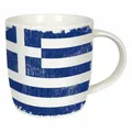 Produktbild: Könitz becher Vintage Flag Griechenland, Tasse, New Bone China, Bunt, 350 ml