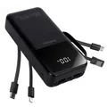 Produktbild: Selectec Powerbank 20000mAh tragbares Ladegerät integriertem USB-C-Kabel 66W Max