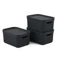 Produktbild: Jive Dekobox 3er-Set Aufbewahrungsbox 5l mit Deckel, Kunststoff PP recycelt, ...