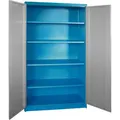 Produktbild: Güde Werkzeugschrank Typ CB 40942, aus Metall, blau / grau, mit 4 Fachböden, abschließbar, 110 x 193 x 58 cm