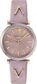Produktbild: Versace VELS00219 V-Twist gold silber hell pink Leder Damen Uhr NEU