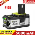 Produktbild: 18V 5,0 Ah  Akku für RYOBI One+ Plus Lithium RB18L50 P108 P104 Batterie