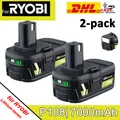 Produktbild: 2x Für Ryobi Original P108 Akku 18V 7Ah Lithium ONE+ Plus RB18L50 P108 Batterie