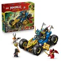 Produktbild: LEGO NINJAGO 2in1 Jay's Transforming Car Toy - Ninja Truck w/ 5 Minifigures incl