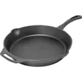 Produktbild: Feuerpfanne fp30, mit Pfannenstiel schwarz, 1 Henkel, Ø 30cm