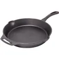 Produktbild: Petromax Feuerpfanne FP30-T Schwarz mit Stiel Gusseisen Ø 30 cm